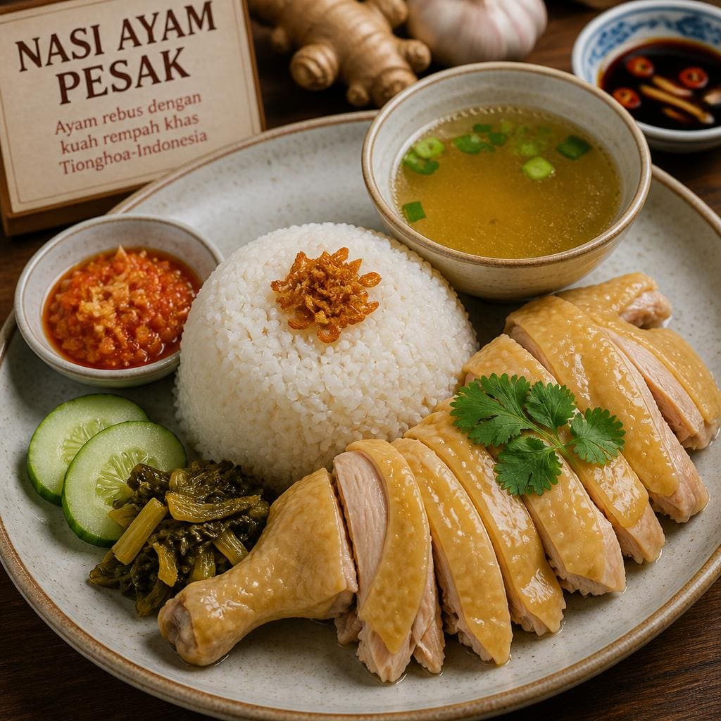 Nasi Ayam Pesak dari kategori nasi campur Gopek House